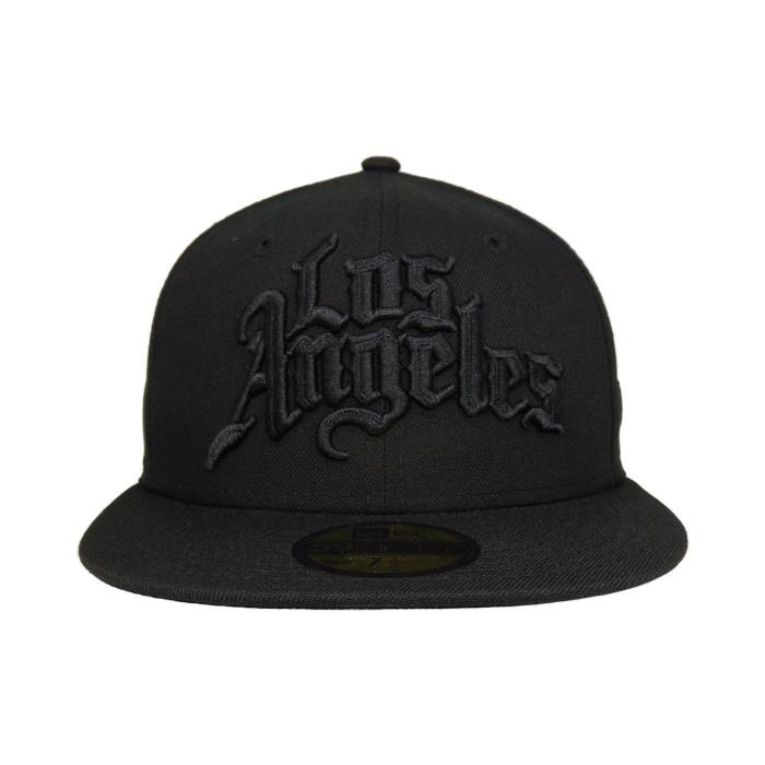 ニューエラ New Era 【 Los Angeles Clippers Custom 59Fifty Cap Blackout Unisex 】 クリッパーズ キャップ 帽子 ユニセックス｜スニケス