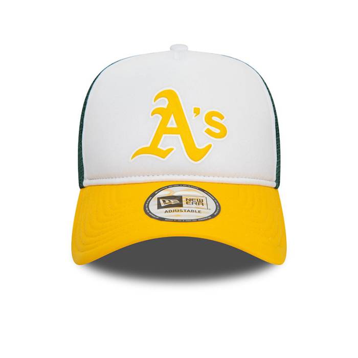 ニューエラ New Era 【 Oakland Athletics Trucker Cap Wgy Unisex 】 オークランド アスレチックス トラッカー キャップ 帽子 ユニセックス｜スニケス