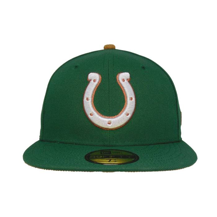 ニューエラ New Era 【 Indianapolis Colts Custom 59Fifty Cap Dark Green Unisex 】 インディアナポリス コルツ キャップ 帽子 green 緑・グリーン ユニセックス