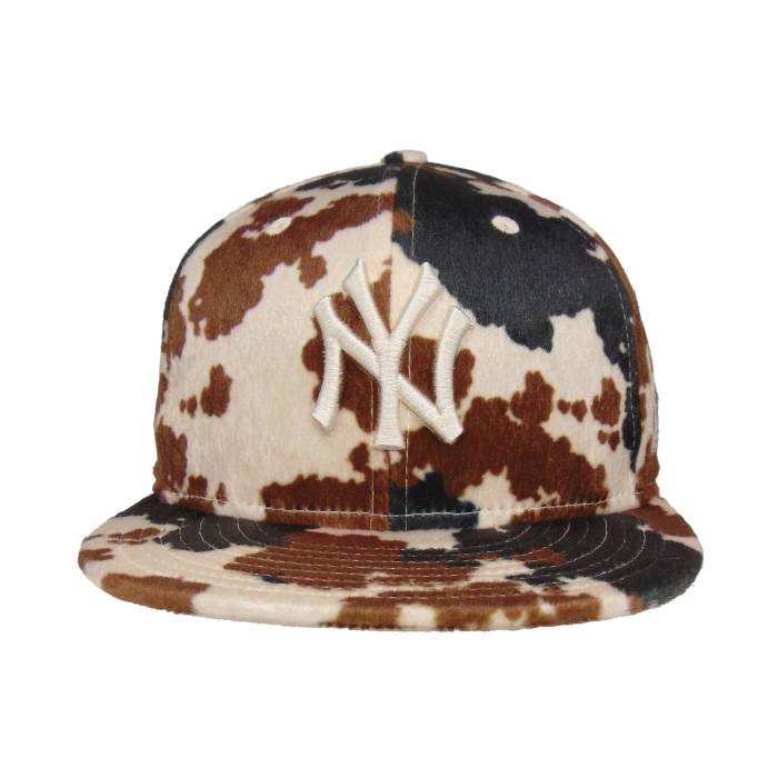 ニューエラ New Era 【 New York Yankees Animal Print 59Fifty Cap Cow Unisex 】 ヤンキース キャップ 帽子 ユニセックス|スニケス