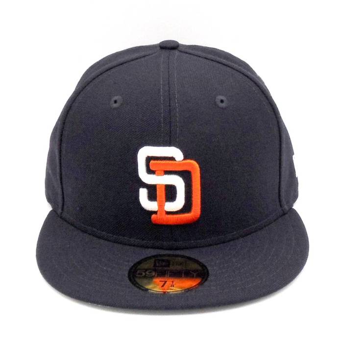 ニューエラ New Era 【 San Diego Padres Cooperstown 59Fifty Cap Navy Unisex 】 パドレス クーパーズタウン キャップ 帽子 紺色 ネイビー ユニセックス｜スニケス