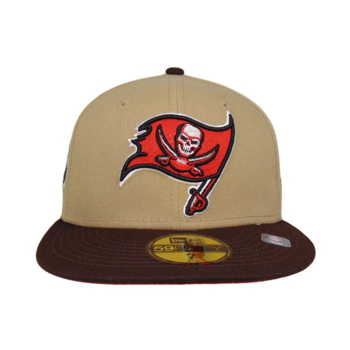ニューエラ New Era 【 Tampa Bay Buccaneers Custom 59Fifty Cap Camel Unisex 】 バッカニアーズ キャップ 帽子 camel キャメル ユニセックス｜スニケス