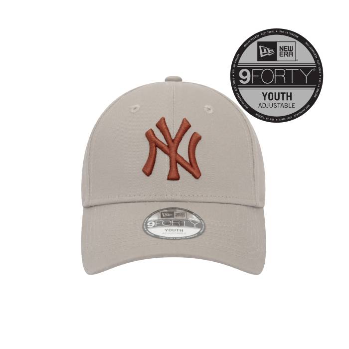 ニューエラ New Era 【 Kids New York Yankees 9Forty Strap Back Cap Stone Unisex 】 ヤンキース ストラップ キャップ 帽子 ユニセックス|スニケス