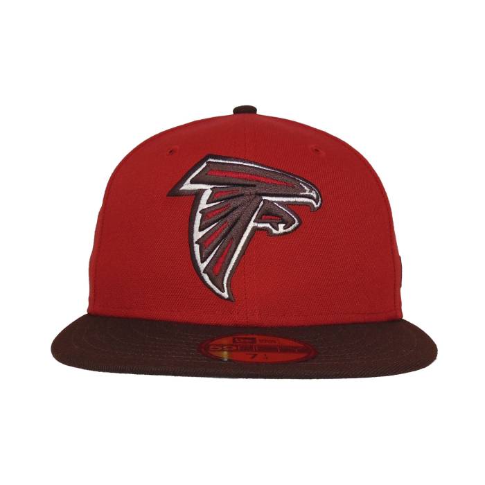 ニューエラ New Era 【 Atlanta Falcons Custom 59Fifty Cap Pinot Red Unisex 】 アトランタ ファルコンズ キャップ 帽子 Red 赤・レッド ユニセックス|スニケス