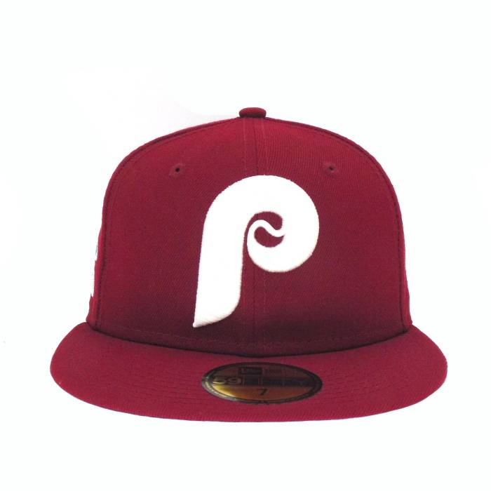 ニューエラ New Era 【 Philadelphia Phillies 59 Fifty Cap Cardinal 1980 Unisex 】 フィラデルフィア フィリーズ キャップ 帽子 カーディナル ユニセックス｜スニケス