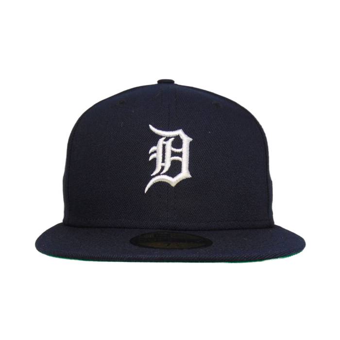ニューエラ New Era 【 Detroit Tigers Custom 59Fifty Cap Navy Flat Logo Unisex 】 デトロイト タイガース キャップ 帽子 紺色 ネイビー ロゴ ユニセックス|スニケス
