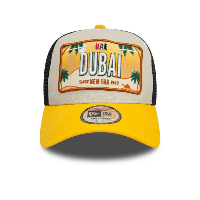 ニューエラ New Era 【 License Plate Trucker Cap Adjustable Dubai Unisex 】 トラッカー キャップ 帽子 ユニセックス｜スニケス