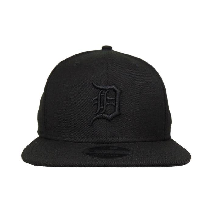 ニューエラ New Era 【 Detroit Tigers Custom 9Fifty Snapback Cap Triple Black Unisex 】 デトロイト タイガース Snapback スナップバック バッグ キャップ 帽子 黒色 ブラック ユニセックス