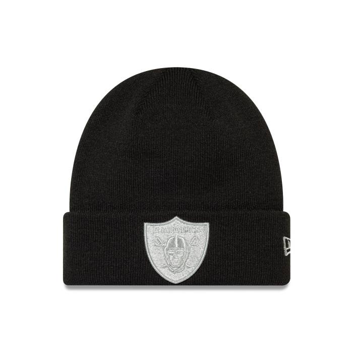 ニューエラ New Era 【 Las Vegas Raiders Metallic Beanie Unisex 】 ベガス レイダース キャップ 帽子 ユニセックス