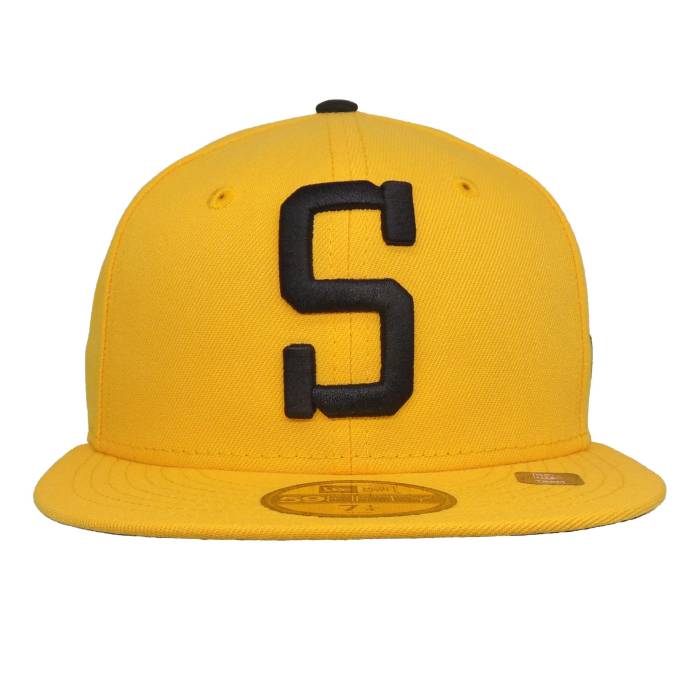 ニューエラ New Era 【 Pittsburgh Steelers Custom 59Fifty Cap Yellow Black Unisex 】 ピッツバーグ スティーラーズ キャップ 帽子 yellow 黄色・イエロー 黒色 ブラック ユニセックス|スニケス