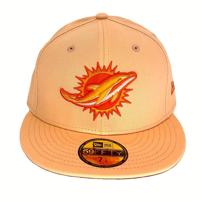 ニューエラ New Era 【 Miami Dolphins Custom Cap Peach Unisex 】 マイアミ ドルフィンズ キャップ 帽子 ユニセックス｜スニケス