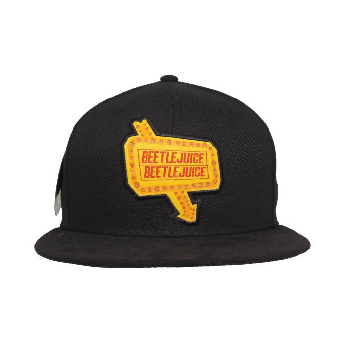 ニューエラ New Era 【 Beetlejuice 59Fifty Cap Black Unisex 】 キャップ 帽子 黒色 ブラック ユニセックス|スニケス