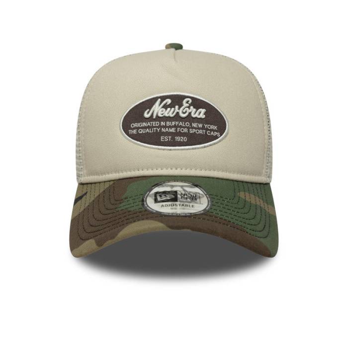 ニューエラ New Era 【 Foam Patch Trucker Cap Beige Woodland Unisex 】 トラッカー キャップ 帽子 ベージュ ウッドランド ユニセックス｜スニケス 14,980円
