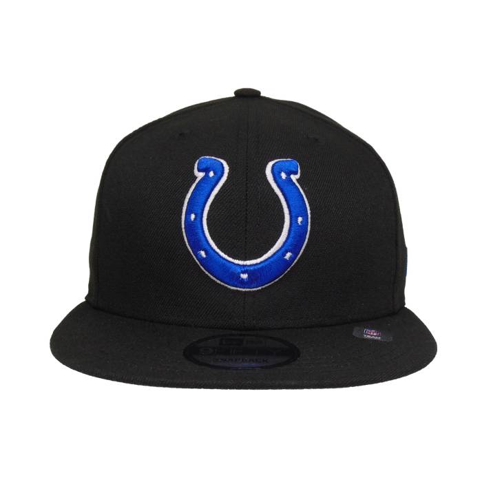 ニューエラ New Era 【 Indianapolis Colts Custom 9Fifty Snapback Cap Black Unisex 】 インディアナポリス コルツ Snapback スナップバック バッグ キャップ 帽子 黒色 ブラック ユニセックス