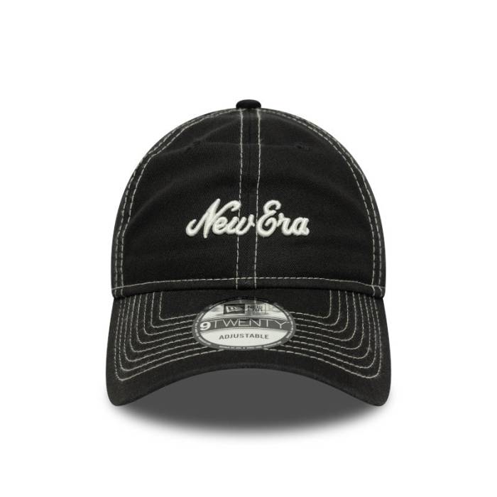 ニューエラ New Era 【 9Twenty Adjustable Cap Black Contrast Stitching Unisex 】 キャップ 帽子 黒色 ブラック ユニセックス｜スニケス 15,836円