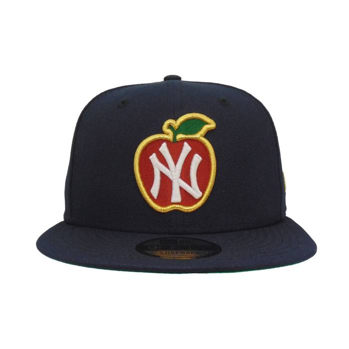 ニューエラ New Era 【 New York Yankees 9Fifty Cap Apple Navy Unisex 】 ヤンキース キャップ 帽子 紺色 ネイビー ユニセックス｜スニケス