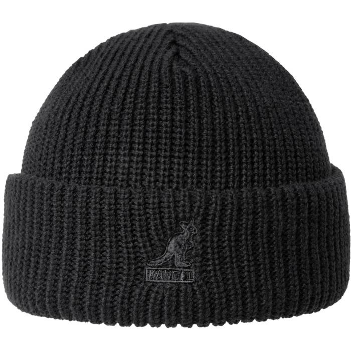カンゴール Kangol 【 Cardinal 2-Way Beanie Black Unisex 】 カーディナル キャップ 帽子 黒色 ブラック ユニセックス