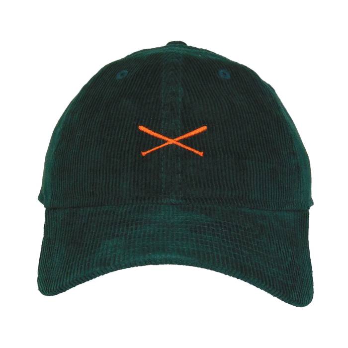 Justfitteds 【 Crossed Bats New Era 9Twenty Cap Dark Green Corduroy Unisex 】 キャップ 帽子 green 緑・グリーン コーデュロイ ユニセックス