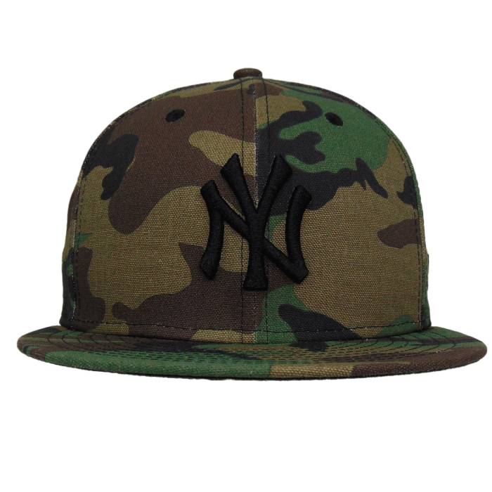ニューエラ New Era 【 New York Yankees 59Fifty Woodland Camo Cap Unisex 】 ヤンキース ウッドランド カモ柄 キャップ 帽子 ユニセックス｜スニケス