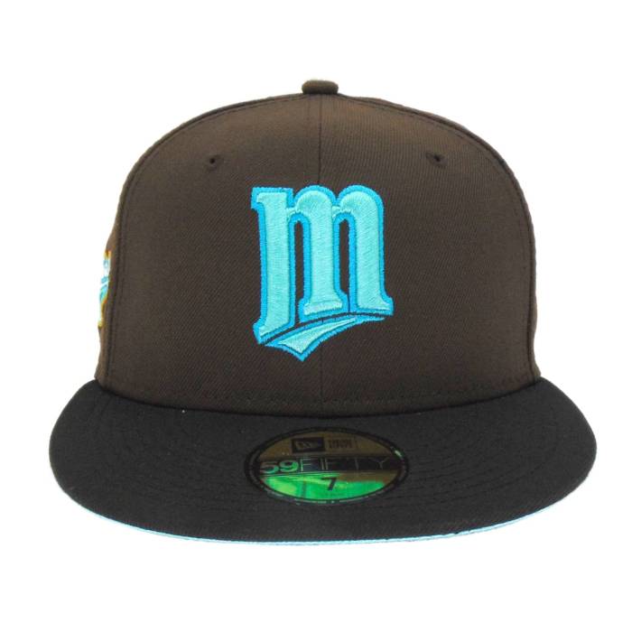 ニューエラ New Era 【 Minnesota Twins Custom Cap Brown 1991 Unisex 】 ミネソタ ツインズ キャップ 帽子 茶色 ブラウン ユニセックス｜スニケス