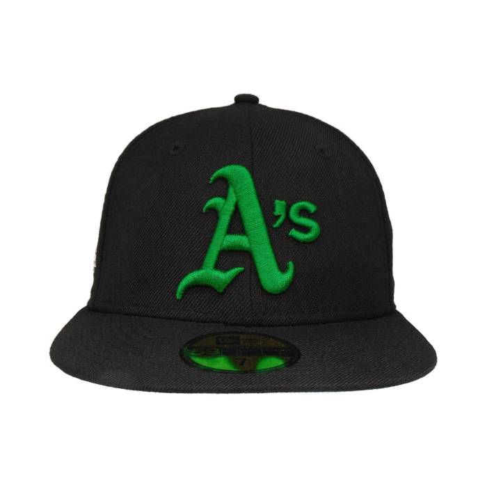 ニューエラ New Era 【 Oakland Athletics Custom Cap Black 1989 Unisex 】 オークランド アスレチックス キャップ 帽子 黒色 ブラック ユニセックス｜スニケス