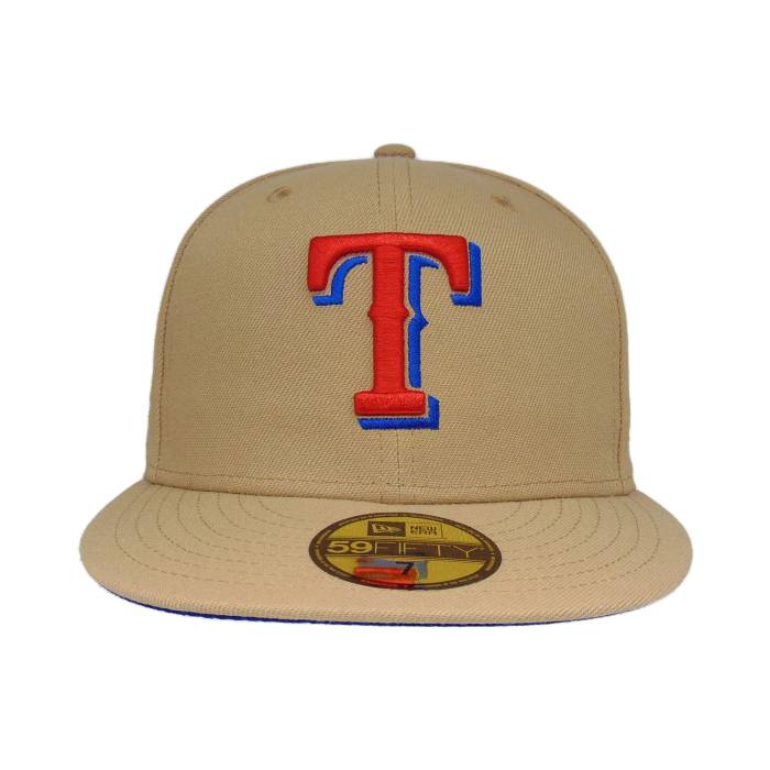 ニューエラ New Era 【 Texas Rangers Jf Custom Cap Camel Asg95 Unisex 】 テキサス レンジャース キャップ 帽子 camel キャメル ユニセックス｜スニケス