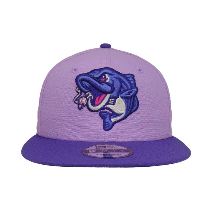 ニューエラ New Era 【 Gwinnett Stripers Custom 9Fifty Snapback Cap Lavender Unisex 】 Snapback スナップバック バッグ キャップ 帽子 ユニセックス|スニケス