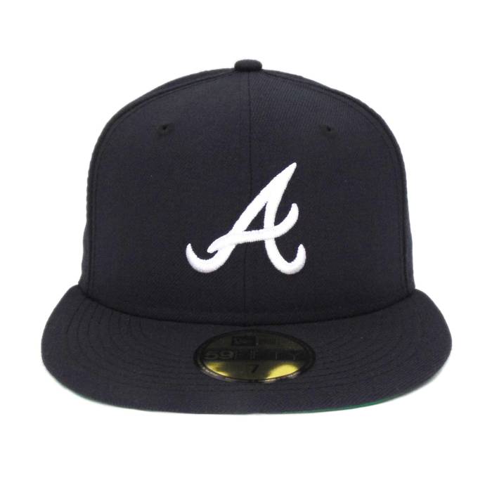 ニューエラ New Era 【 Atlanta Braves Custom Cap Navy Classic Unisex 】 アトランタ ブレーブス キャップ 帽子 紺色 ネイビー クラシック ユニセックス|スニケス