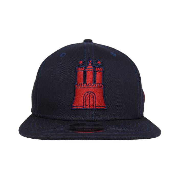 ニューエラ New Era 【 Justfitteds Hammaburg 9Fifty Snapback Cap Navy Unisex 】 Snapback スナップバック バッグ キャップ 帽子 紺色 ネイビー ユニセックス|スニケス