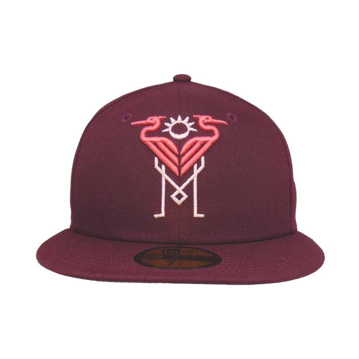 ニューエラ New Era 【 Inter Miami 59Fifty Cap Maroon Unisex 】 インテル マイアミ キャップ 帽子 マルーン ユニセックス｜スニケス