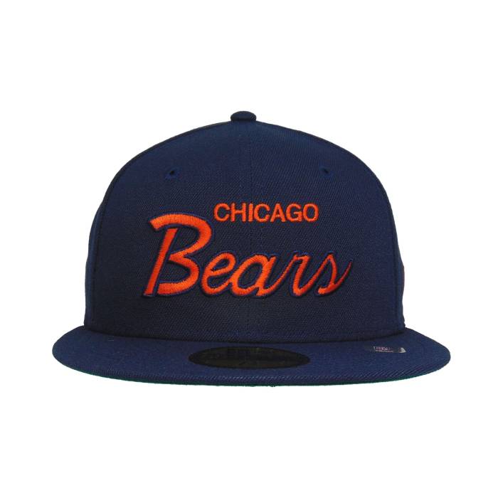 ニューエラ New Era 【 Chicago Bears Custom 59Fifty Cap Navy Unisex 】 シカゴ bears ベアーズ キャップ 帽子 紺色 ネイビー ユニセックス