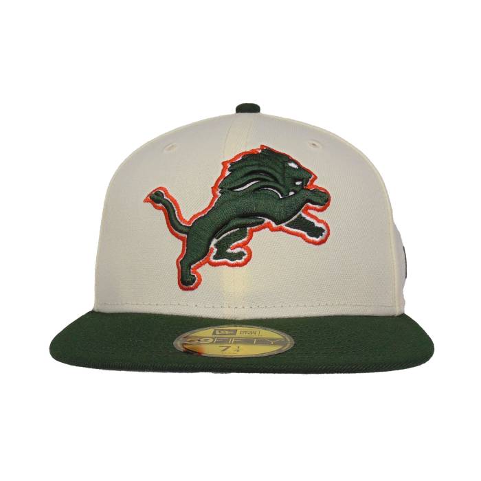 ニューエラ New Era 【 Detroit Lions Custom 59Fifty Cap Chrome Green Unisex 】 デトロイト ライオンズ キャップ 帽子 green 緑・グリーン ユニセックス|スニケス