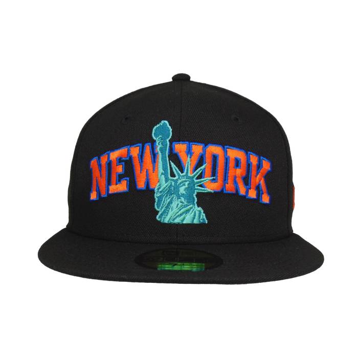 ニューエラ New Era 【 New York Knicks Custom 59Fifty Cap Black Liberty Unisex 】 ニックス キャップ 帽子 黒色 ブラック ユニセックス｜スニケス 17,280円
