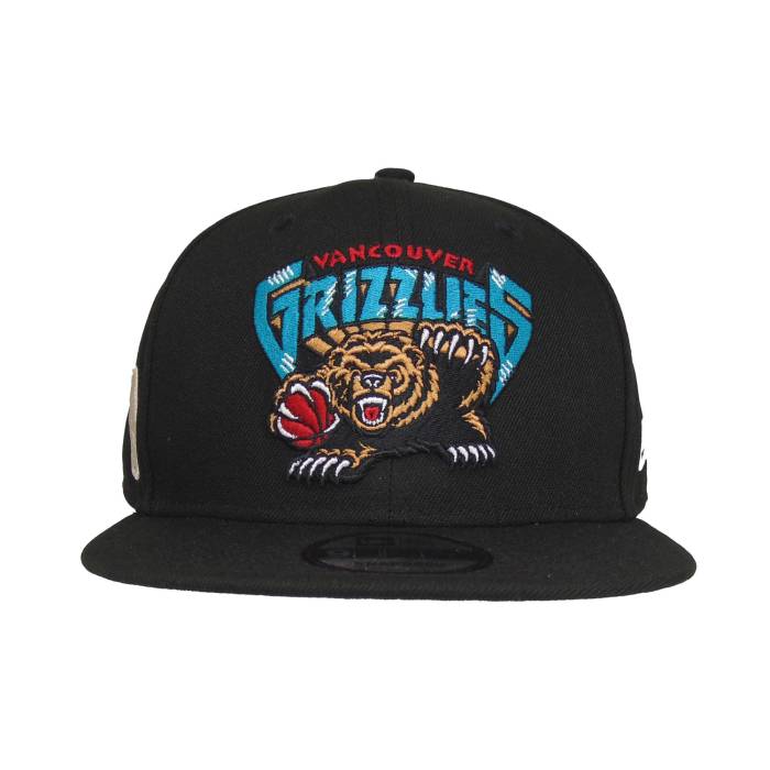 ニューエラ New Era 【 Vancouver Grizzlies 9Fifty Snapback Cap Black Unisex 】 バンクーバー グリズリーズ Snapback スナップバック バッグ キャップ 帽子 黒色 ブラック ユニセックス|スニケス