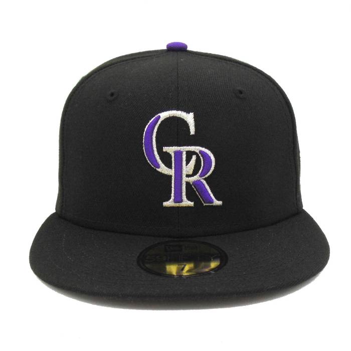 ニューエラ New Era 【 Colorado Rockies Authentic Cap Black Unisex 】 コロラド ロッキーズ オーセンティック キャップ 帽子 黒色 ブラック ユニセックス|スニケス