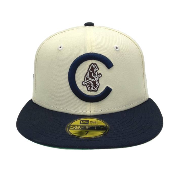 ニューエラ New Era 【 Chicago Cubs Custom Cap Chrome Navy 1908 Unisex 】 シカゴ カブス キャップ 帽子 紺色 ネイビー ユニセックス｜スニケス
