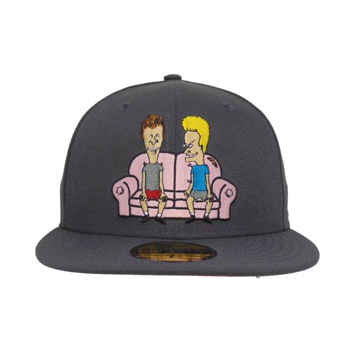ニューエラ New Era 【 Beavis&Amp;Butthead Custom 59Fifty Cap Gray Unisex 】 キャップ 帽子 gray 灰色・グレー・グレイ ユニセックス|スニケス
