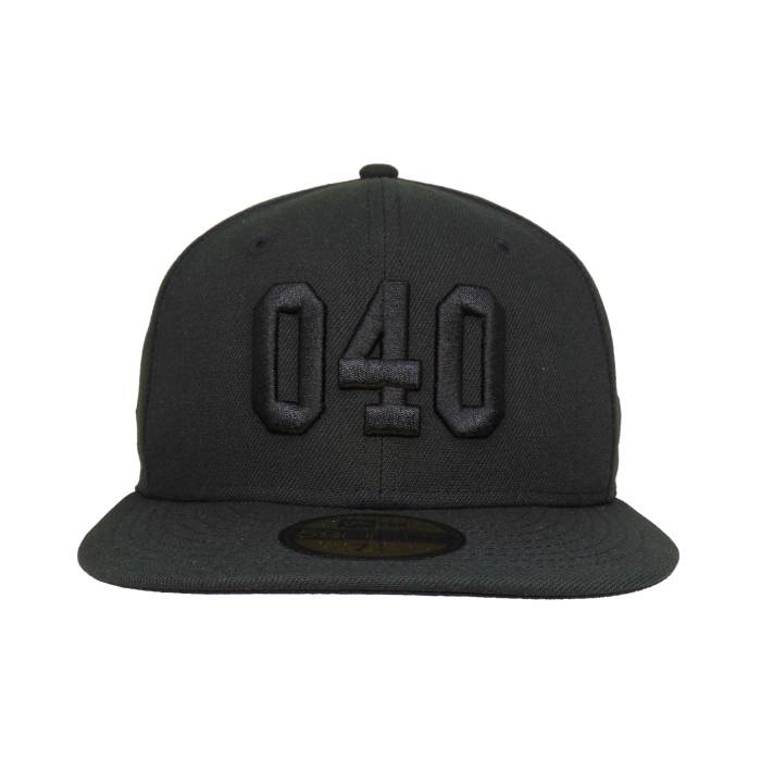 Justfitteds 【 040 New Era 59Fifty Cap Blackout Unisex 】 キャップ 帽子 ユニセックス|スニケス