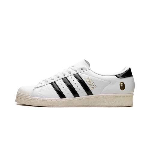 アディダス スーパースター ビンテージ ヴィンテージ 白色 ホワイト \"A BLACK\" スニーカー メンズ ADIDAS SUPERSTAR VINTAGE BATHING APE - WHITE JR2701 /
