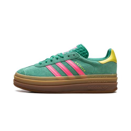 アディダス ガゼル 緑 緑であること \"COURT PINK\"" スニーカー レディース ADIDAS GAZELLE BOLD WMNS GREEN LUCID JH9668 /"