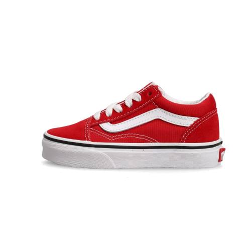 ヴァンズ バンズ 赤 レッド オールドスクール \"RACING WHITE\" ジュニア キッズ VANS OLD SKOOL PS RED / TRUE VN0A4BUU JV6 ベビー マタニティ スニーカー