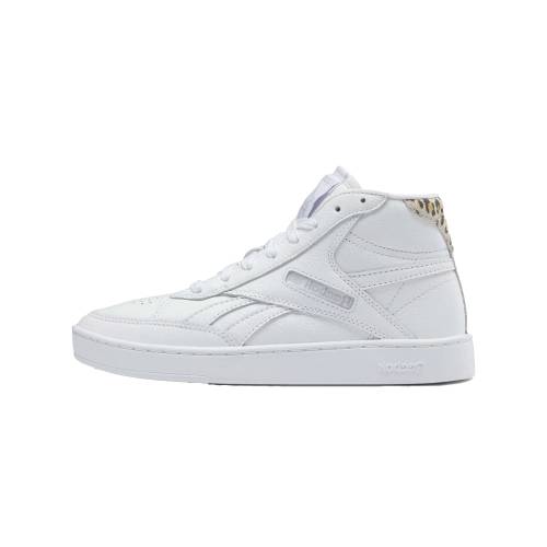 リーボック 野球クラブ 御機嫌 \"WHITE LEOPARD\"" スニーカー レディース REEBOK CLUB C FORM HIGH WMNS FZ6027 /"