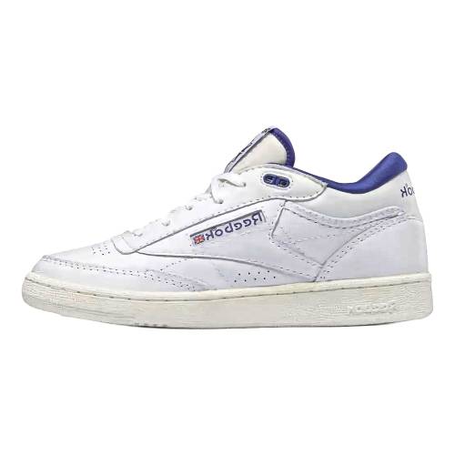 リーボック クラブ ミッド ビンテージ ヴィンテージ "WHITE PURPLE" スニーカー メンズ REEBOK CLUB C MID 2 VINTAGE BOLD GY9689 /|スニケス