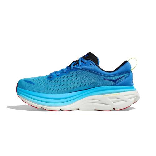 青色 ブルー "VIRTUAL DAY" スニーカー メンズ HOKA ONE BONDI 8 BLUE SWIM 1123202 VSW /｜スニケス