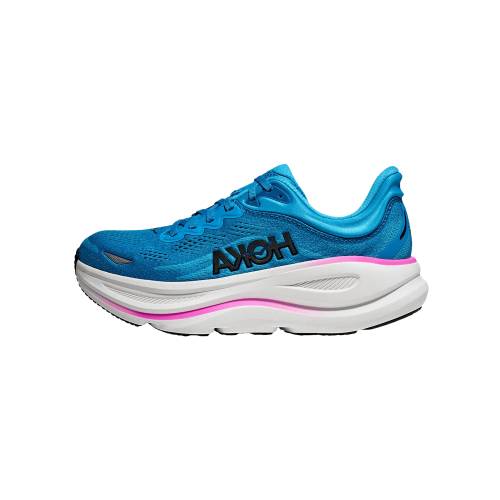 青み 青色 \"SKYWARD FUCHSIA\"" スニーカー レディース HOKA BONDI 9 WMNS BLUE NEON 1162012 SNNF /"