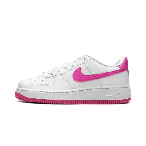 ナイキ レーザ 空軍 \"WHITE FUCHSIA\"" 御坊っちゃん キッズ NIKE AIR FORCE 1 GS LASER FV5948 102 / もの言う花 マタニティ スニーカー"