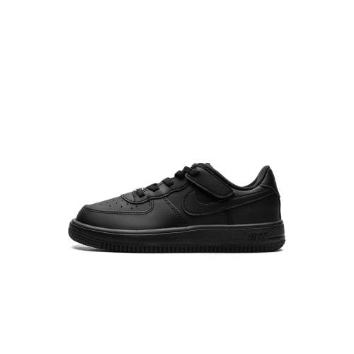 ナイキ \"TRIPLE BLACK\"" 御坊っちゃん キッズ NIKE FORCE 1 LOW EASYON なおなお書き FN0237 001 / もの言う花 マタニティ スニーカー"