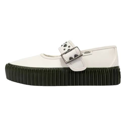 ヴァンズ バンズ 空白文字 \"LOVE BLANC\"" スニーカー レディース VANS MARY JANE CREEPER WMNS IS PAIN BLANC DE VN000D07JVY1 /"