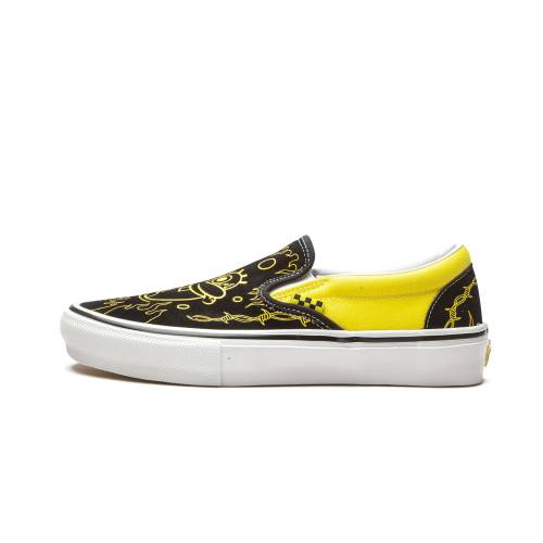 ヴァンズ バンズ 滑る スリッポン \"SPONGEBOB\"" スニーカー メンズ VANS SKATE SLIP ON VN0A5FCAZAU /"