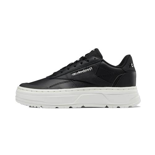リーボック 野球クラブ \"BLACK WHITE\"" スニーカー レディース REEBOK CLUB C DOUBLE GEO WMNS \""BLACK/WHITE\"" H69142 /"